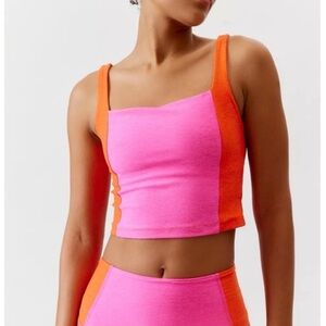 Beyond Yoga Vitality Space-Dye Colorblock Crop Tank